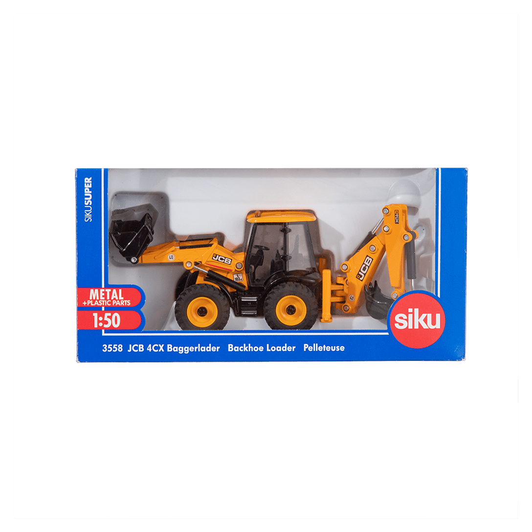 JCB 4CX BACKHOE LOADER 1_50TH TOY Image 4