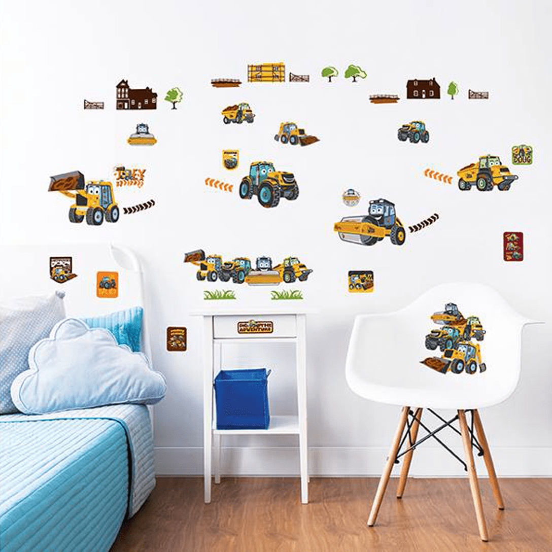 My 1st JCB Muddy Friends Wall Stickers