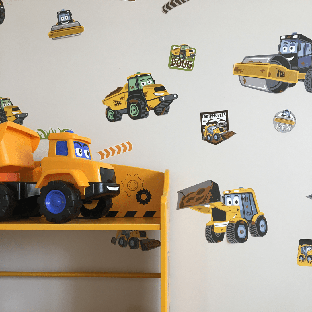 MY 1ST JCB MUDDY FRIENDS WALL STICKERS Image 4