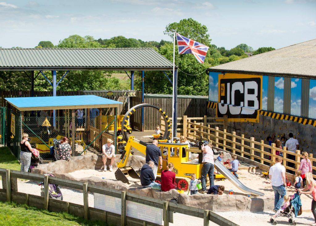 JCB Big Dig Zone at National Forest Adventure Farm, Burton Upon Trent
