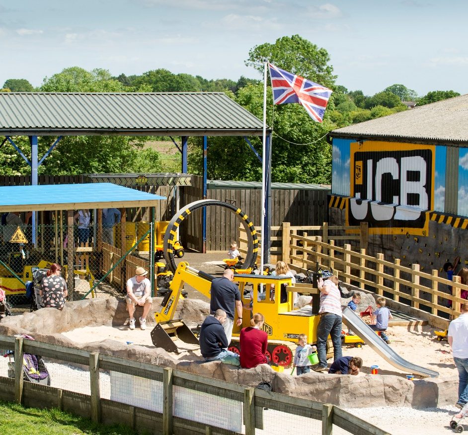 JCB Big Dig Zone at National Forest Adventure Farm, Burton Upon Trent