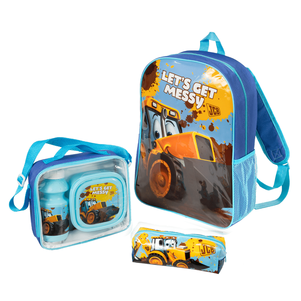 JCB 3 in 1 Backpack Set