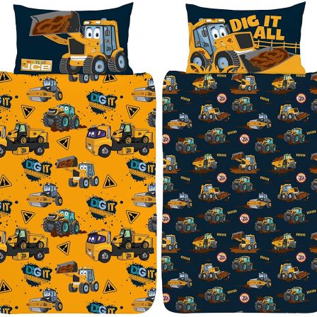 JCB Junior Duvet Bedding Set