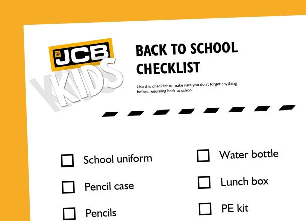 Back to school checklist