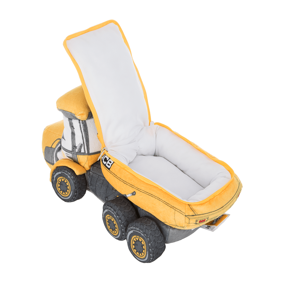 JCB Toy Dumptruck Plush Dumptruck JCB Explore