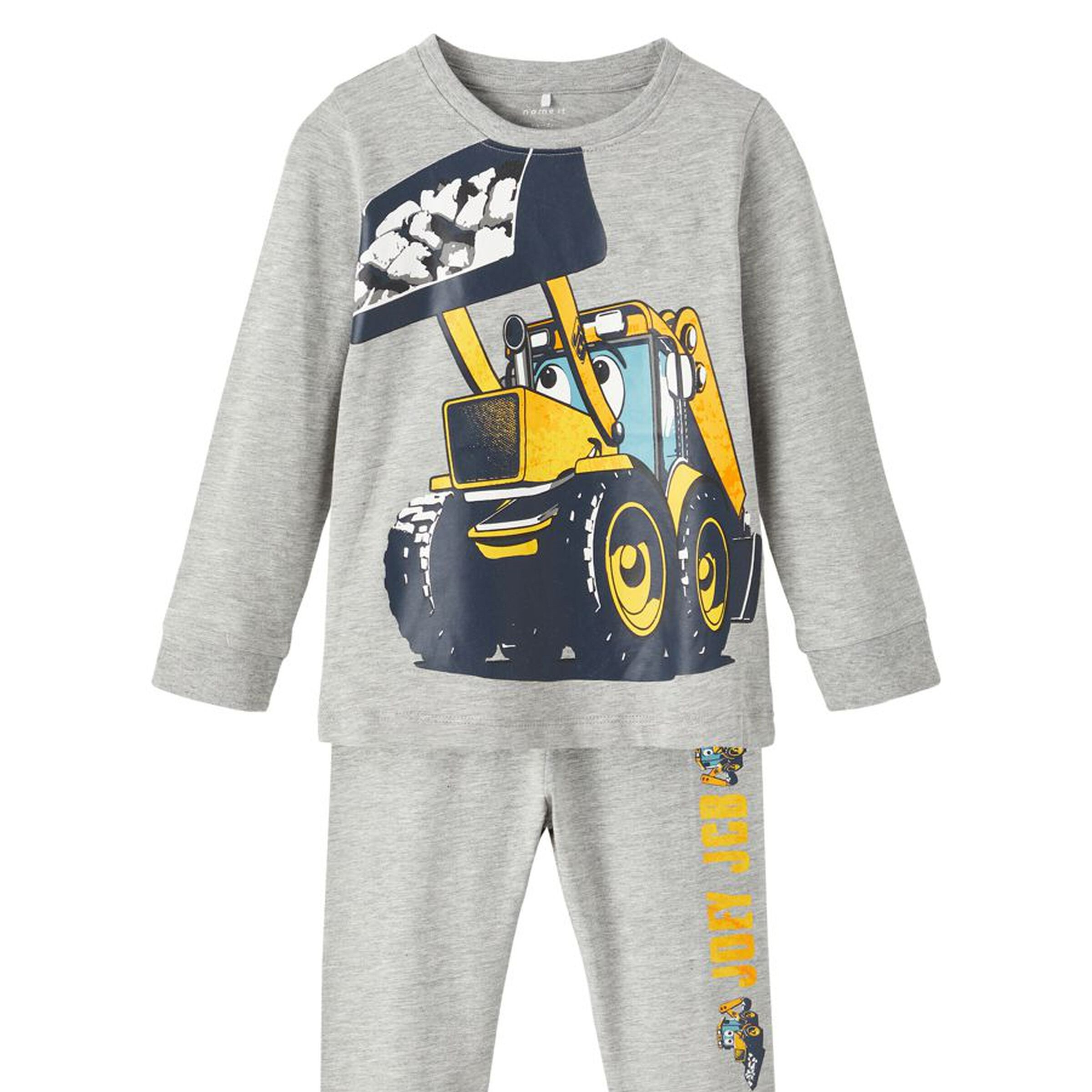 My First JCB Pyjamas – Grey