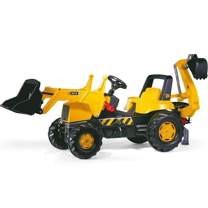 JCB Kids Tractor with Front Loader and Excavator