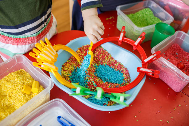 How To Make A Construction-Themed Sensory Bin?