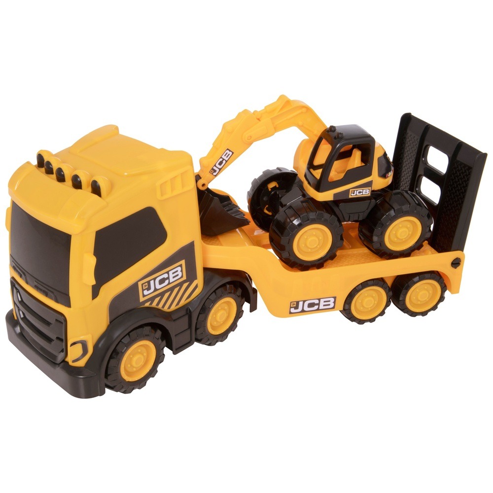 JCB Mega Transporter with Excavator