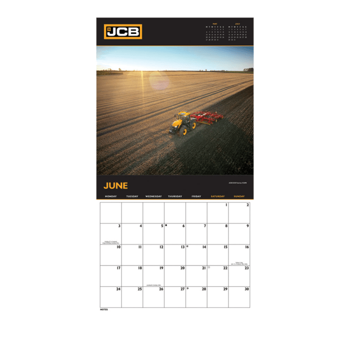 JCB Wall Calendar 2024 JCB Explore