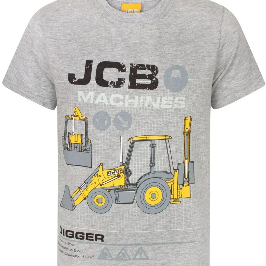 JCB Digger Grey T-shirt