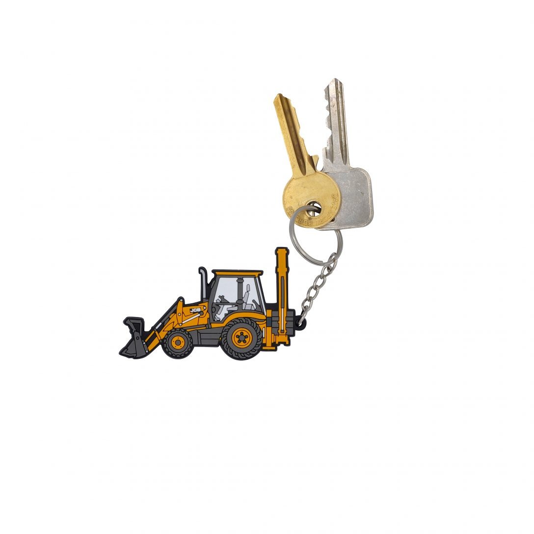 JCB Backhoe Keyring - JCB Explore