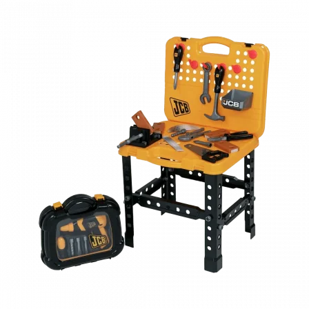 JCB WORKBENCH AND TOOL CASE PLAYSET TOY Image 1