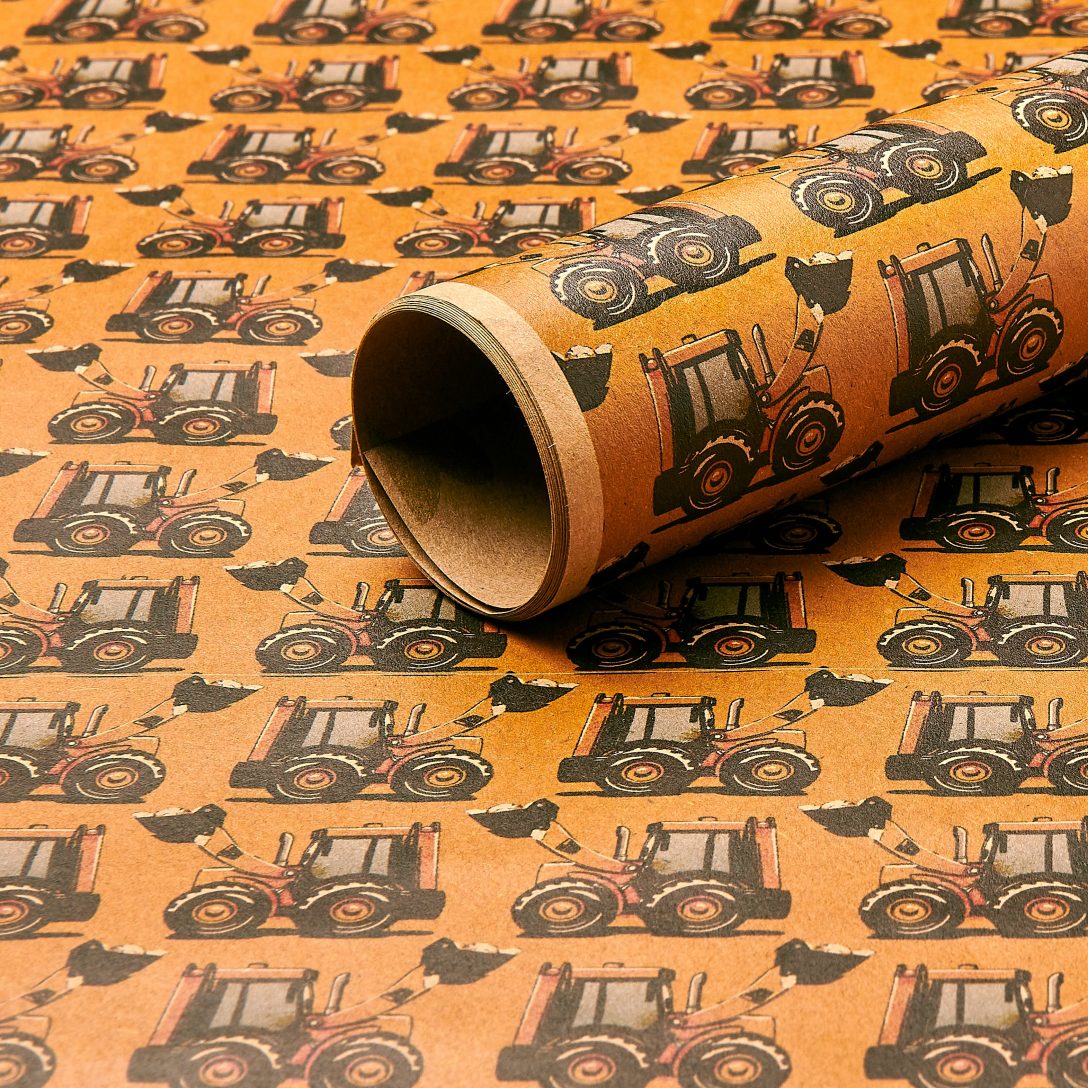 3M Joey JCB Parade on Recyclable Gift Wrap