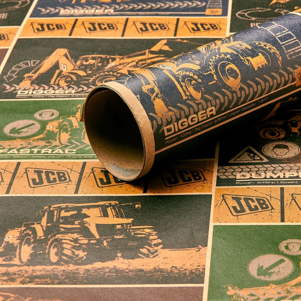 3M JCB Moments On Recyclable Gift Wrap JCB Explore