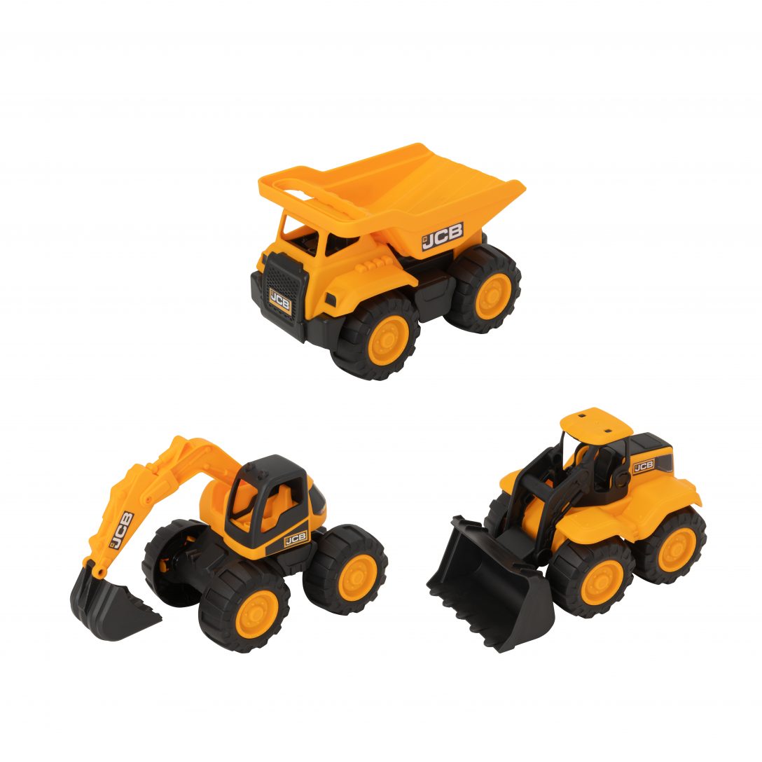 Teamsterz JCB Tough Trucks 3 Pack