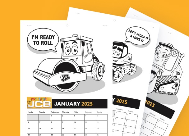 diy colouring calendar
